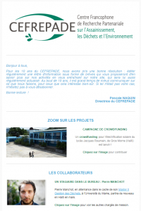 Newsletter CEFREPADE n°1 - oct 2017 (extrait)